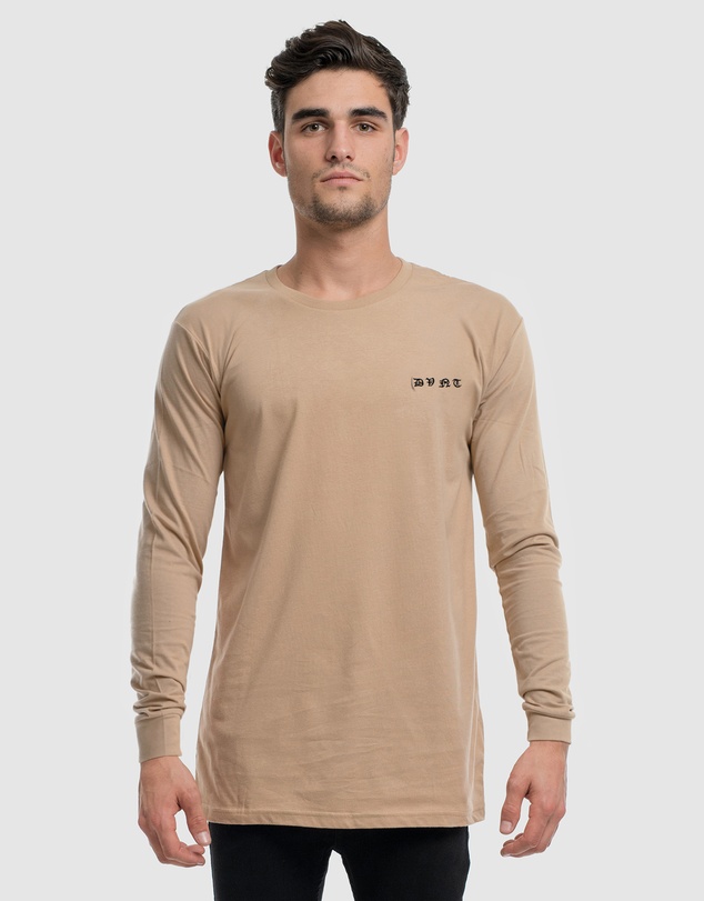 DVNT - Saxon Embroidery Long Sleeve Tee