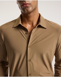 Calibre - Performance Long Sleeve Shirt Camel