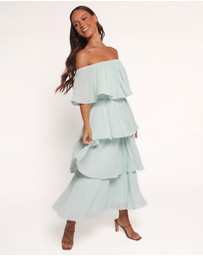 Petal & Pup - Caecilia Strapless Maxi Dress - Mint