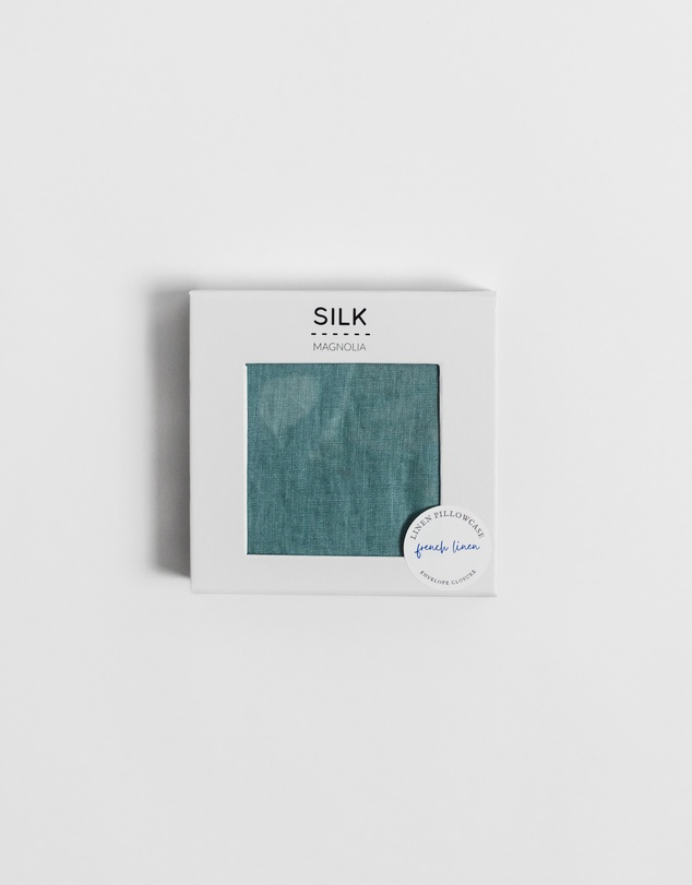 SILK MAGNOLIA - French Linen Pillowcase