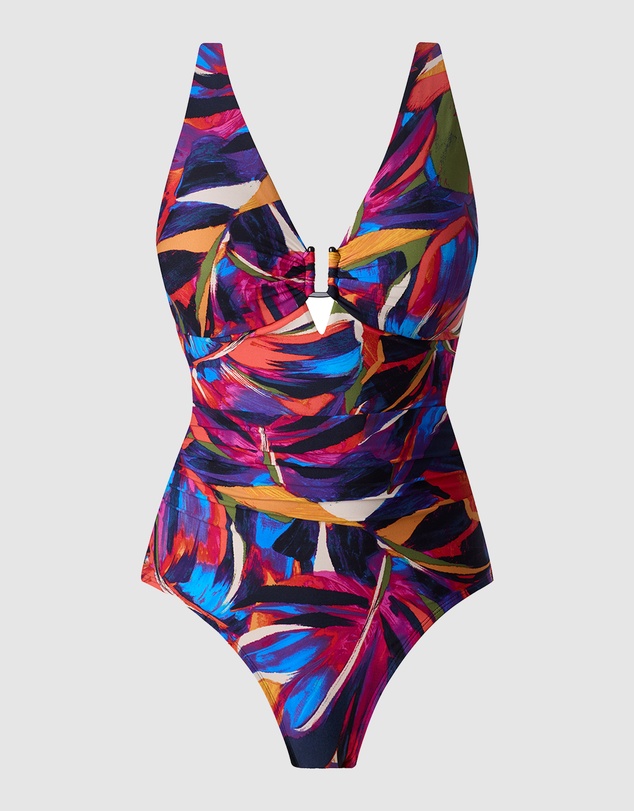 Magicsuit - Mariachi Kristi Plunge One-Piece Shaping Swimsuit