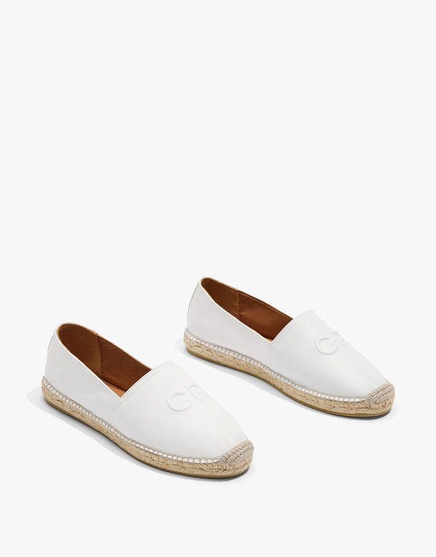Country Road - Cr Logo Leather Espadrille