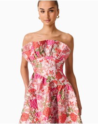 Elliatt - Floralie Strapless Gown