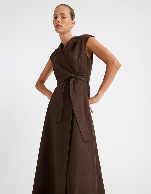 Morrison - Paloma Linen Wrap Dress
