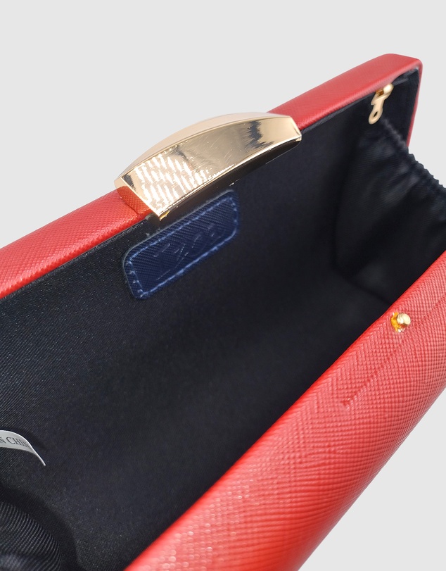 Izoa - Bianca PU Leather Clutch