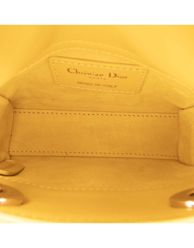 Pre-Loved by Azura Reborn - Pre-Loved Micro Lambskin Cannage Lady Dior