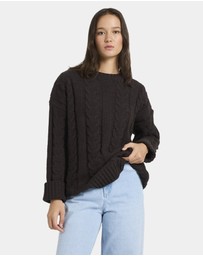 Volcom - Womens Cable Cover Crew Neck