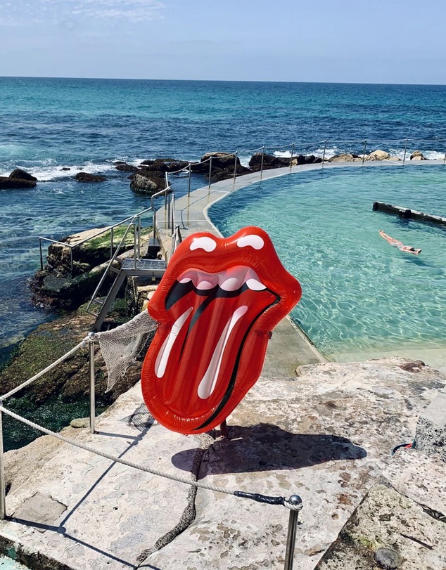 Sunnylife - Rolling Stones Deluxe Lie-on Float Inflatable Pool Float