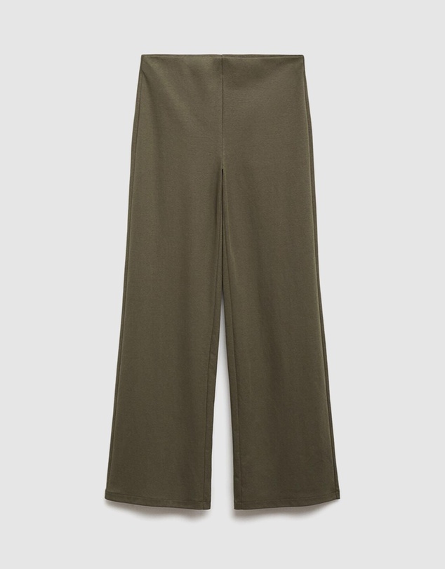 M.N.G - Straight-Fit Trousers With Elastic Waist