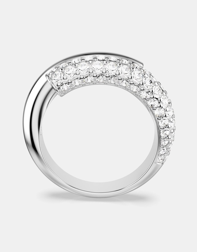 Swarovski - Dextera Ring, White, Rhodium-Plated