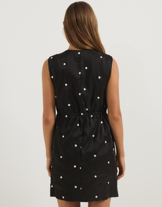 Atmos&Here - Hanna Polka Dot Organza Mini Dress