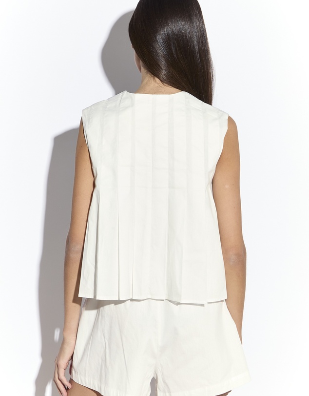 Glamorous - Pleated Tie Front Blouse