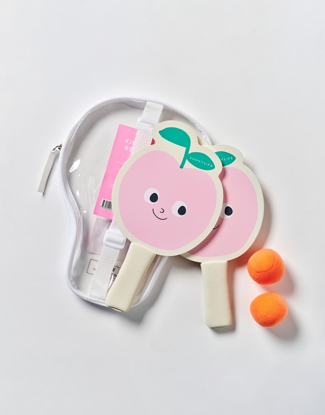 Sunnylife - Poppy the Peach Velcro Beach Bats - Kids