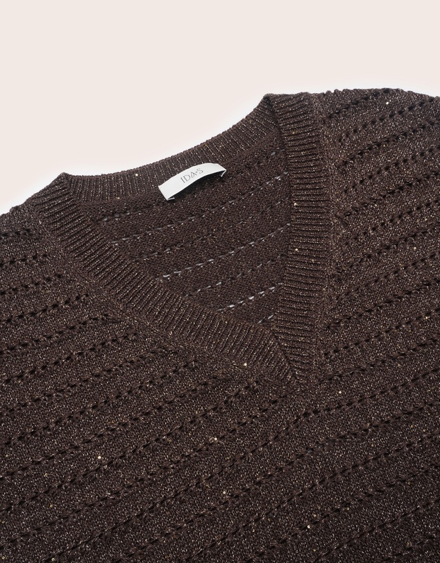 IDA+S - Reni Metallic Cotton Knit Top