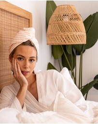Sky Gazer - Quick Dry Hair Wrap- Blush
