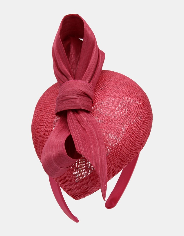 Morgan & Taylor - Rosie Fascinator in Hot Pink