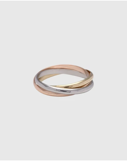 Von Treskow - Tri-Tone Russian Wedding Ring
