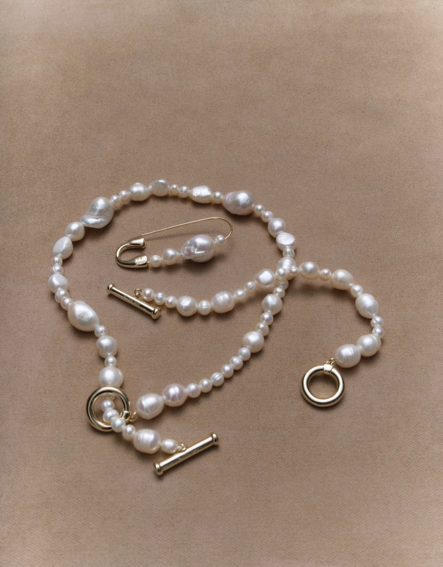 Country Road - Lila Freshwater Pearl Necklace