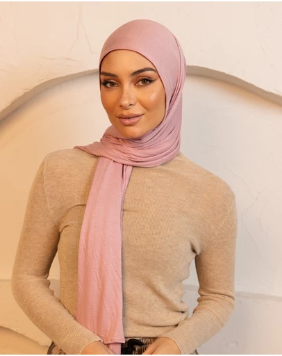 Mod Squad - Luxe Jersey Hijab- Rose