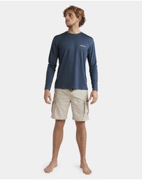 Quiksilver - Mens Sea Grass Long Sleeve Rash Vest