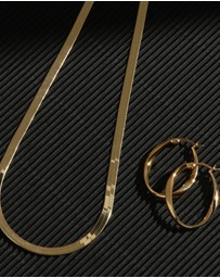 Najo - Cinta Yellow Gold Hoop