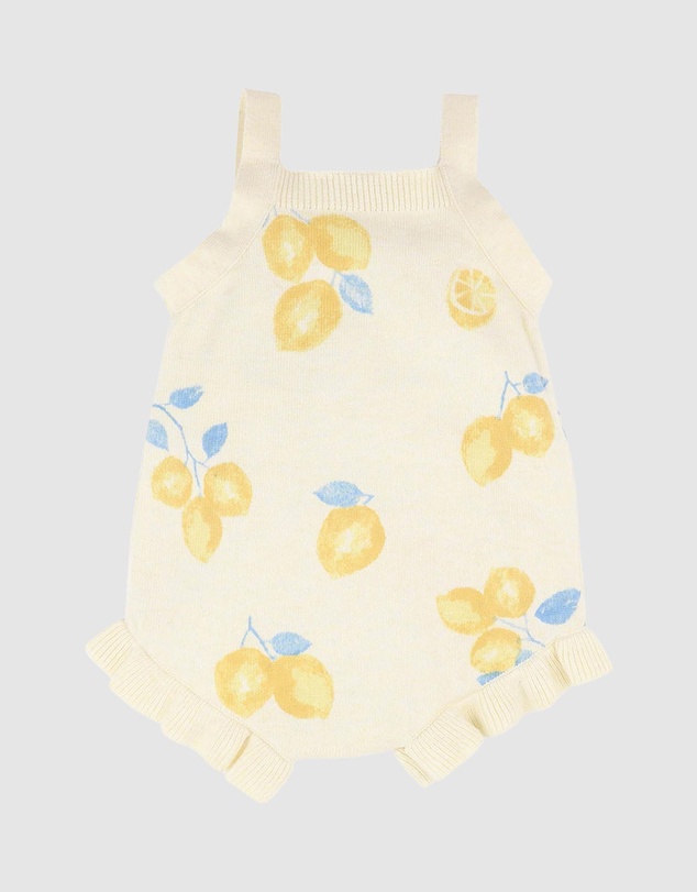 Fox & Finch - Piccolina Organic Lemon Bodysuit - Kids