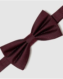 Politix - Vance Textured Two-tone Bow Tie