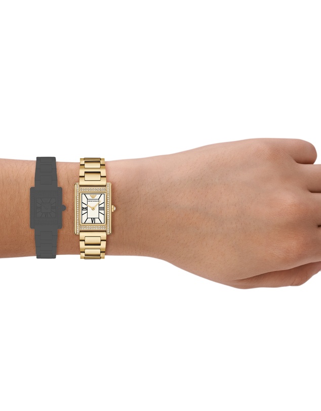 Emporio Armani - Gold Tone Analogue Watch