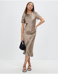 Third Form - Crush Bias Tee Midi Dress