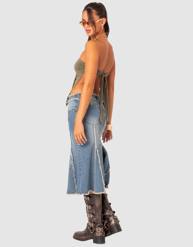 EDIKTED - Patterson layered triangle tube top