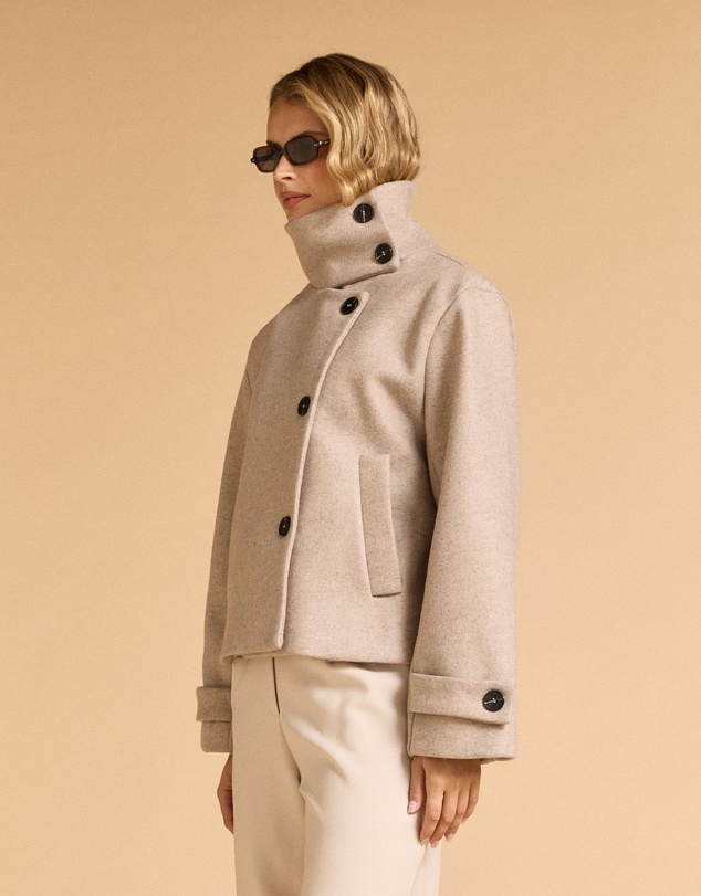 MVN - Short Funnel Neck Jacket