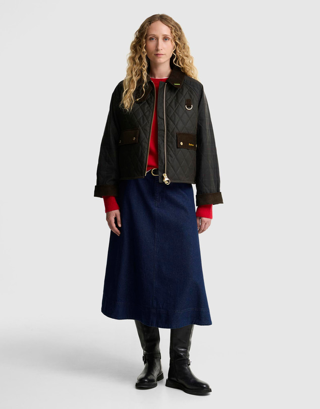 Barbour - Tartan Reimaginedicons Tartan Quilted Spey Wax Jacket