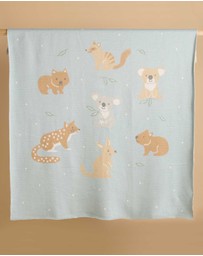 Purebaby - Australiana Jacquard Blanket- Babies