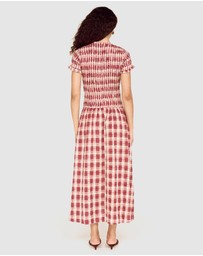MINKPINK - Anouk Shirred Midi Dress