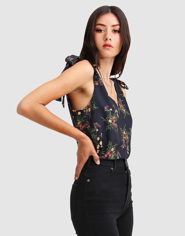 Belle & Bloom - Feel For You V-Neck Top