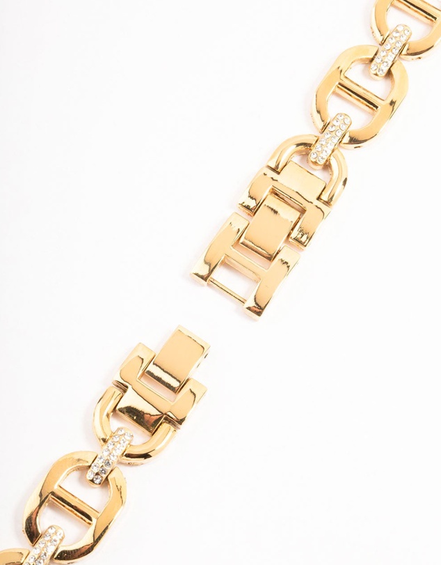 Lovisa - Gold Diamante Vintage Watch Strap 38/40/41