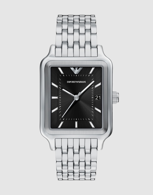 Emporio Armani - Silver Tone Analogue Watch