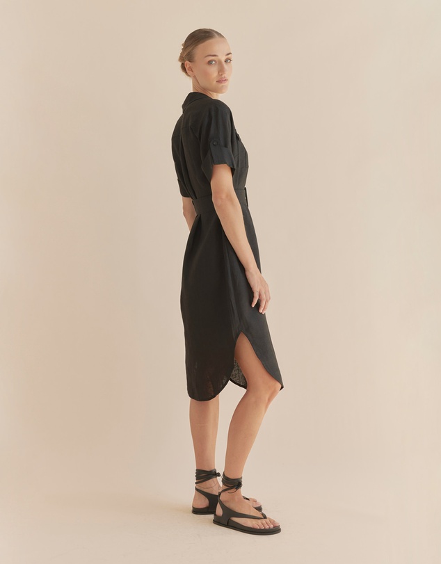 Amelius - Provence Linen Shirt Dress