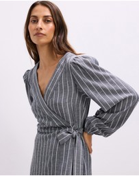The Fated - Ellisa Wrap Maxi Dress