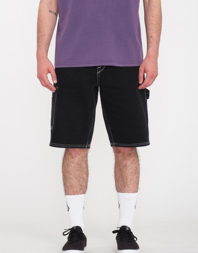 Volcom - Mens Labored Denim Utility Denim Short