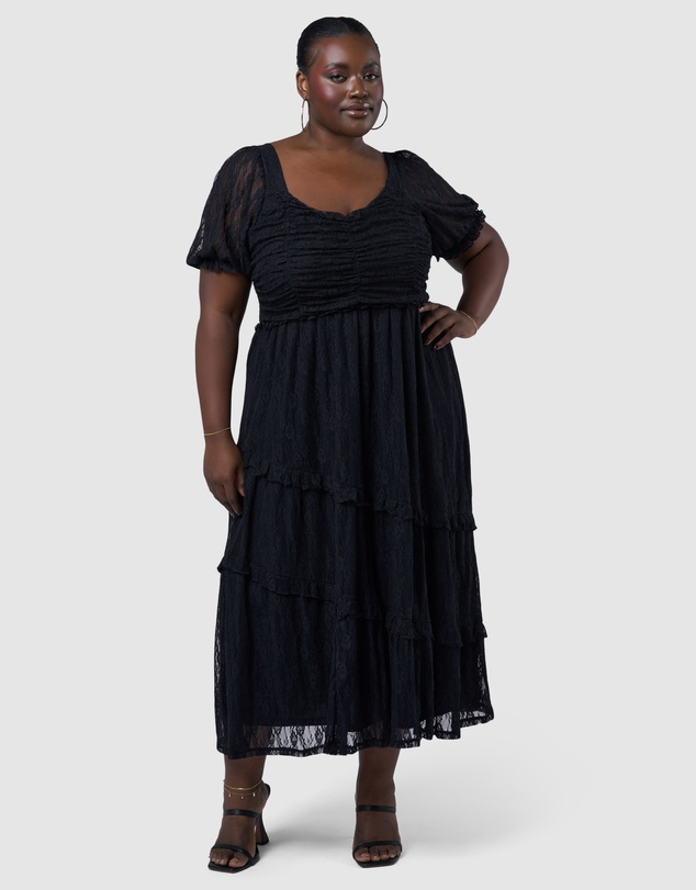 Sunday In The City - Highway Lace Midi Dress