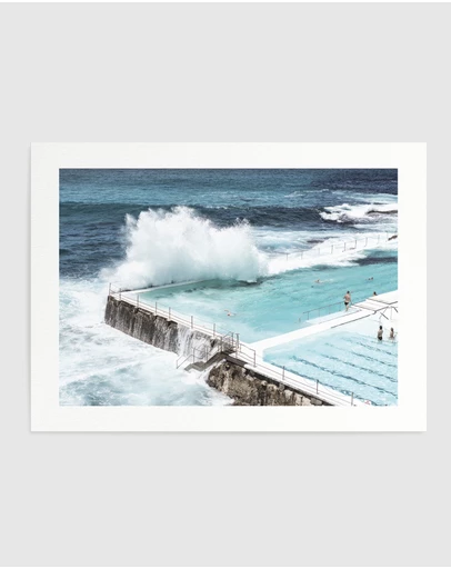 Olive et Oriel - Bondi Icebergs Art Print