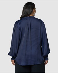 Pink Dusk by Curve Project - Feels Like The First Time Blouse