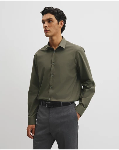 Country Road - Slim Fit Stretch Cotton Shirt