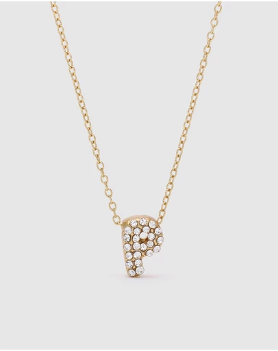 Seed Heritage - Initial Jewel Bubble Necklace
