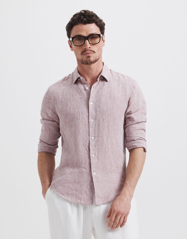 SABA - Anderson Classic Yarn Dyed Linen Shirt