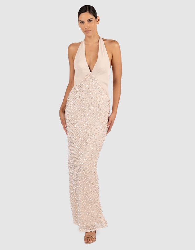 One Fell Swoop - Chloe Halter Maxi Dress