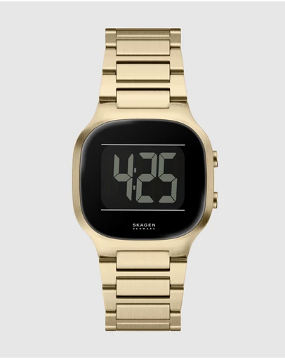 Skagen - Mellem Digital Gold Tone Digital Watch