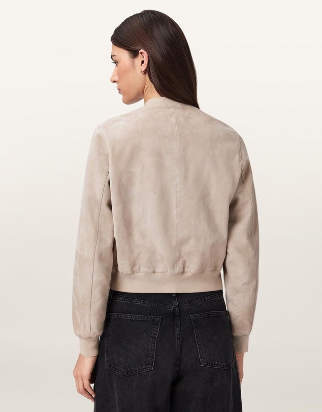 AllSaints - Orten Suede Bomber