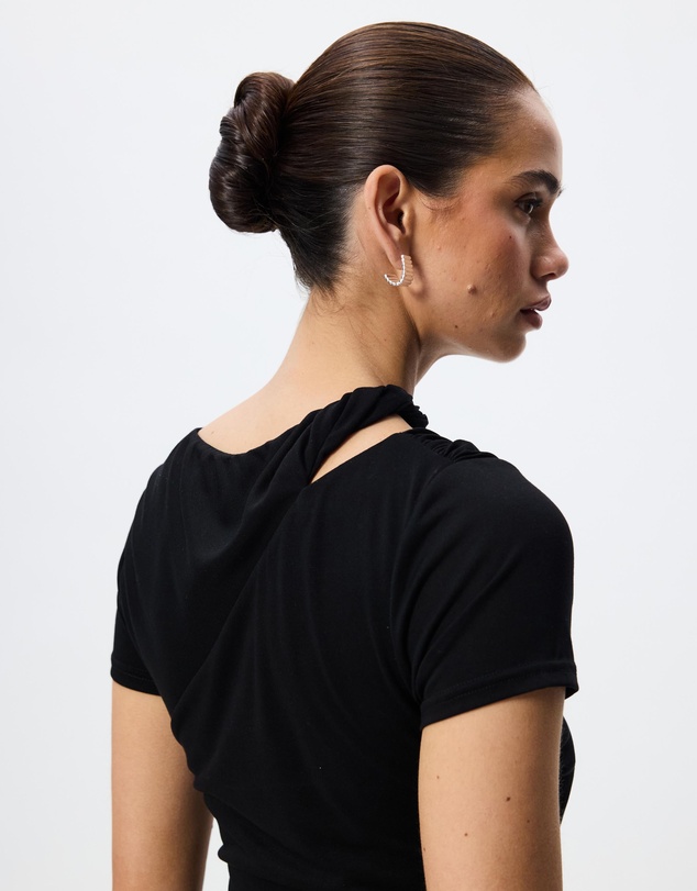 Tussah - Morgan Twist Detail Short Sleeve Top
